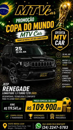 Jeep Renegade Long. T270 1.3 TB 4X2 Flex Aut. 2025