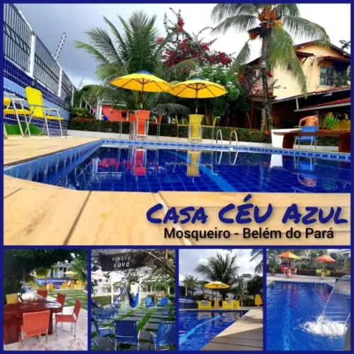 CASA CEU AZUL EM MOSQUEIRO PRAIA DO FAROL -MOBILIADA 