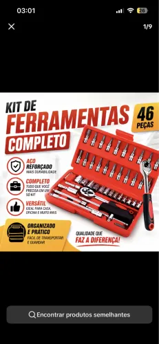Kit ferramenta 46 peças 