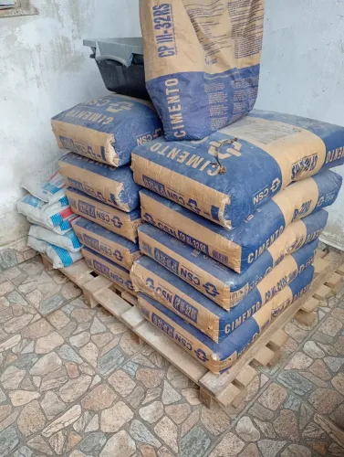 Vendo saco de cimento e liga mil