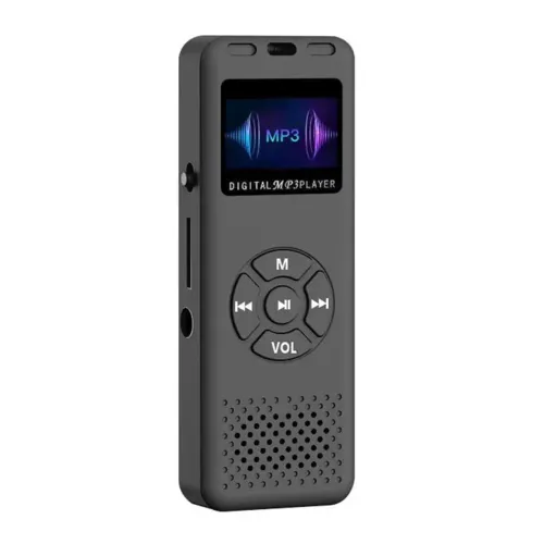 MP3 Player com Led Digital, Rádio e gravador de voz