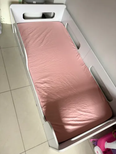 Cama Infantil Montessoriana Grade Proteção Encanto Caminha Cercado Quarto Juvenil