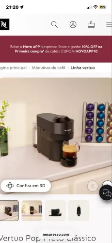 Cafeteira nespresso
