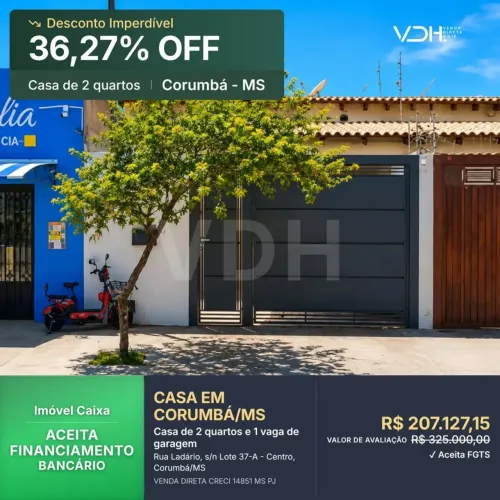 CASA EM CORUMBÁ/MS