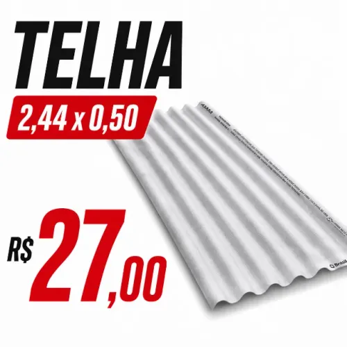 Telha 2,44x0,50