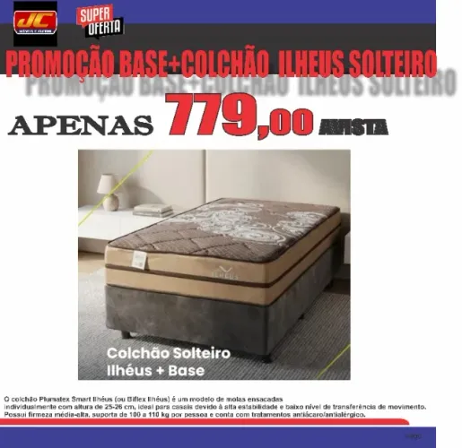 CAMA COMPLETA SOLTEIRO ILHEUS