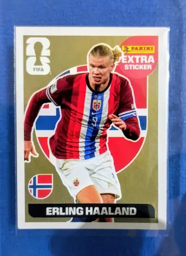 [Araçatuba] Figurinha Legend Haaland Ouro Gold Copa do Mundo FIFA 2026 Extra Sticker