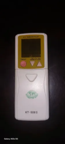 Este é um controle remoto universal para ar-condicionado modelo KT-508 II