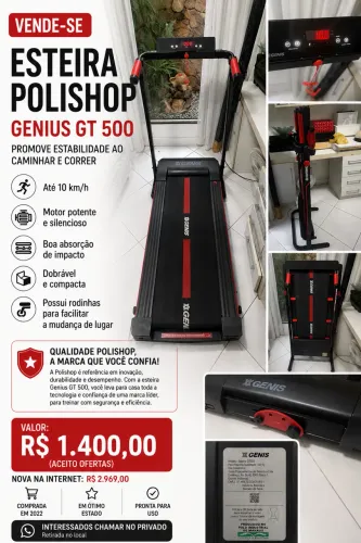 Esteira Polishop Genius
