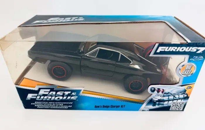 dodge charger r/t off-road dom jada 1:24 - velozes e furiosos 7