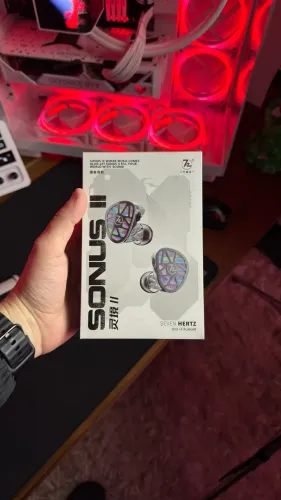 7Hz Sonus II - IEM 1DD + 1 Planar - 3,5mm Sem Mic
