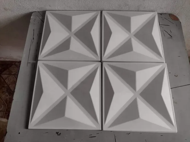 Placas de gesso 3D para paredes 