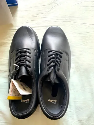 Sapato Masculino Social - Anti Impacto em Couro Floater Preto Doctor Shoes-Preto-43-44