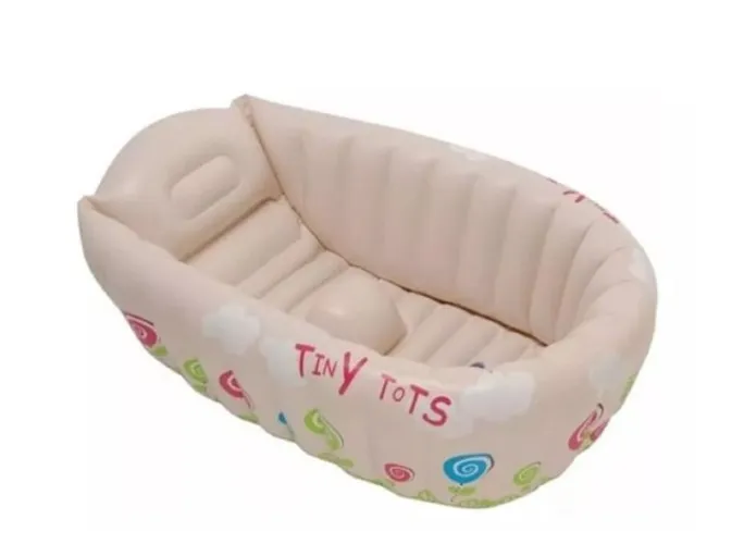 Banheira inflável para bebês com indicador de temperatura Mor Bege