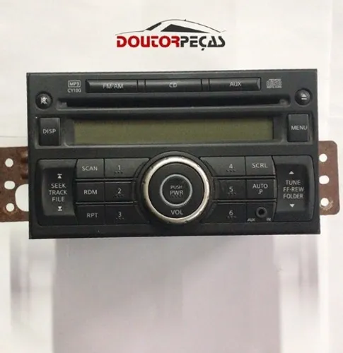 Rádio\CD Player\Aux Nissan Tiida 1.8 2013 