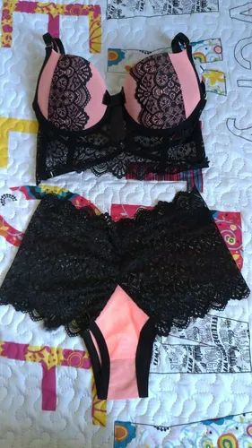 Conjunto de calcinha e sutiã vários modelos 