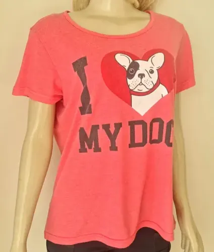 Camiseta I Love My Dog