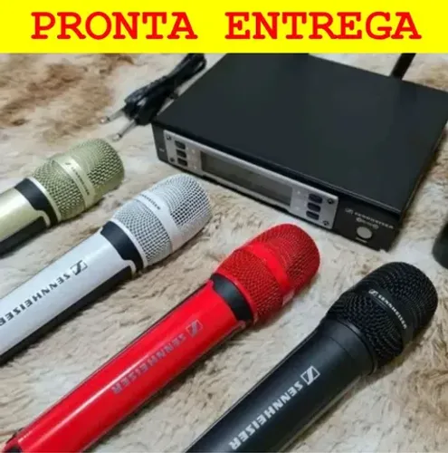 Microfone Sem Fio Sennheiser Ew135g4 Skm Kit Duplo Promoção Últimas Unidades