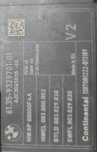 Módulo Conforto Bmw 320i   61.35-9329701-01