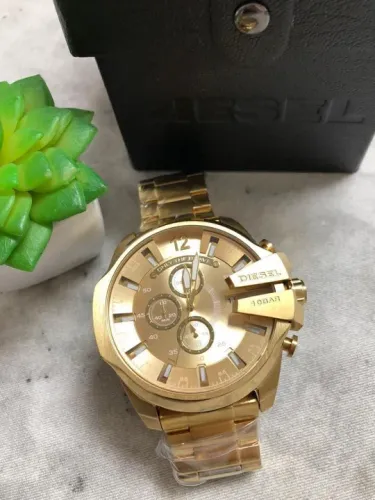 Relógio Masculino Diesel Only The Brave - Dourado