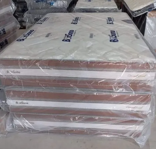 Colchão casal bom sono 30 cm de altura super confortável 