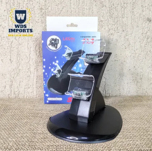 Suporte Carregador Duplo para Controle PS4