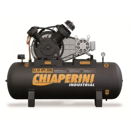 Compressor De Ar Elétrico Chiaperini 30 Pés 250 Litros 175 Libras Trifásico