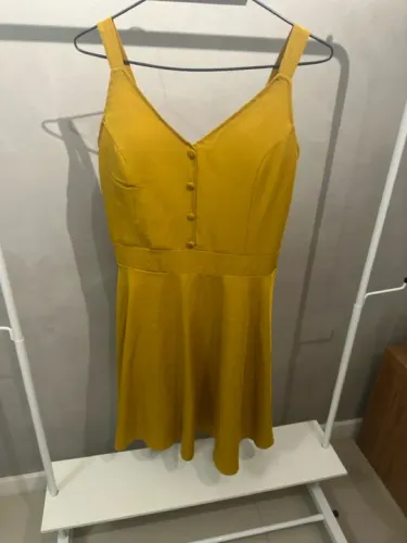 Vestido mostarda NOVO 