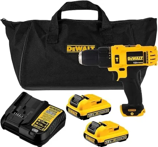 Dewalt Parafusadeira e Furadeira de Impacto de 3/8 Pol. (10mm) a Bateria Bivolt 12V 110V D