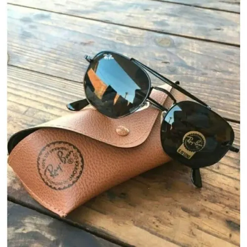 Rayban Marshal preto safira garantia de 2 anos