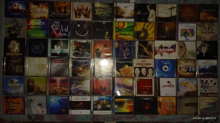COLEÇÃO 180 CDS ORIGINAIS DE MÚSICA CRISTÃ CONTEMPORÂNEA GOSPEL 