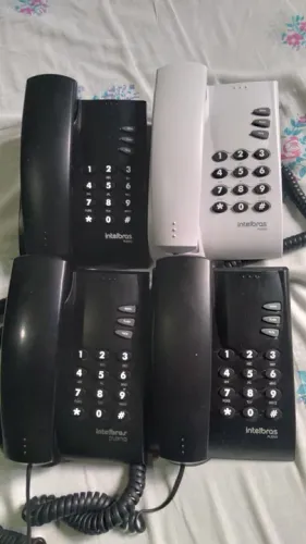 Kit 04 AparelhosTelefone Intelbras Pleno