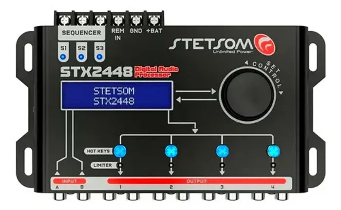 Processador Equalizador Crossover Stetsom Stx-2448 2448