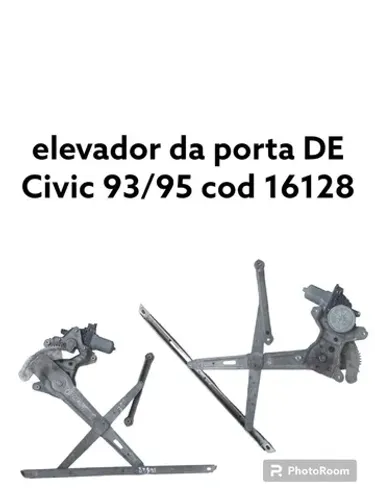 Elevador do vidro dianteiro esquerdo Honda Civic