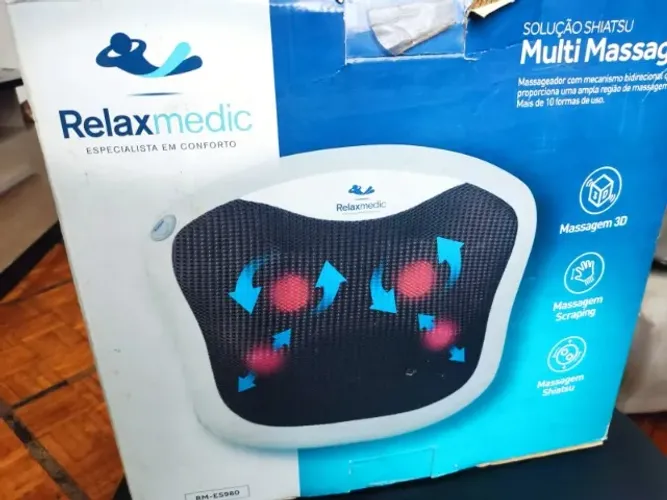 Massageador Aquecimento Relaxante RelaxMedic - Multi Massage - Massagem e Relaxamento