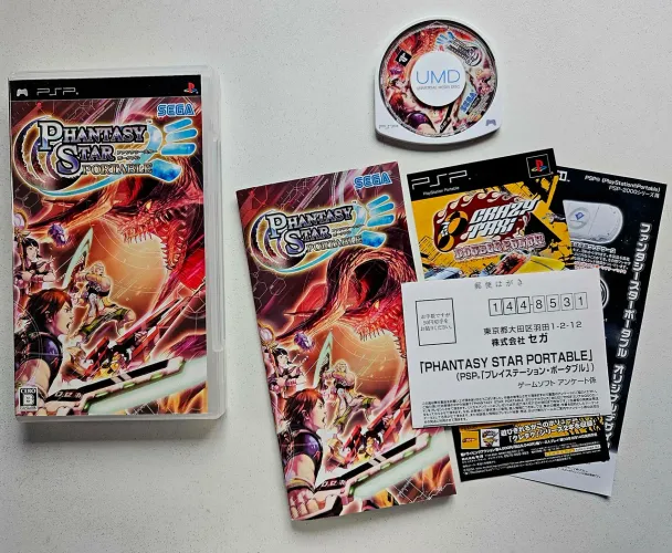 Jogo Phantasy Star Portable PSP original japonês seminovo