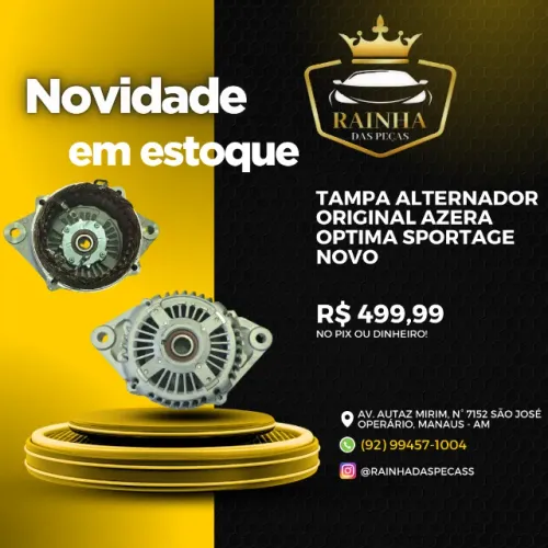 Tampa Alternador Original Azera, Optima, Sportage Novo