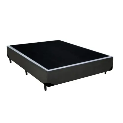 Cama Box Casal Courino Preto