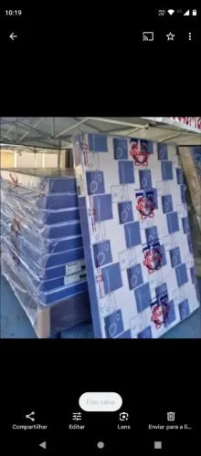 Colchão Casal D20 de 12 cm de espuma ( altura ) novos no plástico!!!
