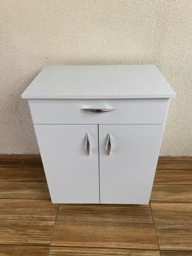 Armário Branco Compacto com Gaveta - entrego 