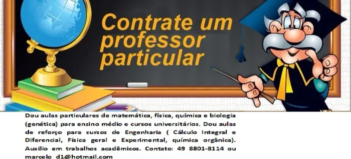 professor particular e trabalhos academico