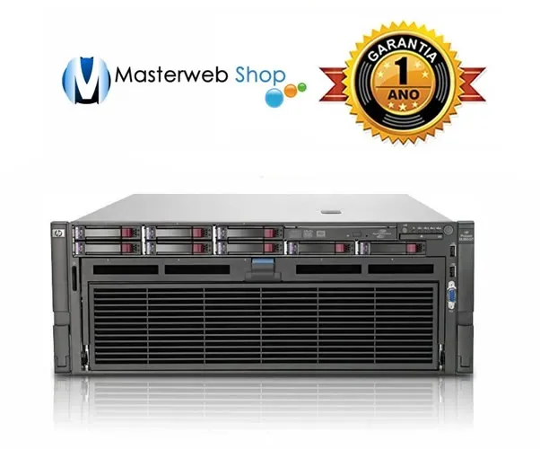 Servidor HP DL580 G7 4x Deca Core 128GB DDR3 3.6TB de HD SAS