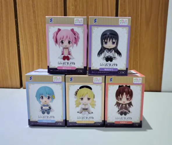 Madoka Magica Petatto Sitting Figures Set [LEIA DESCRIÇÃO]