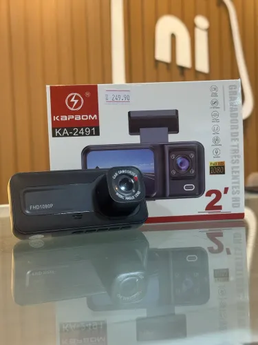 Camera Veicular Dupla 1080P c/ Visão Noturna Uber 99 