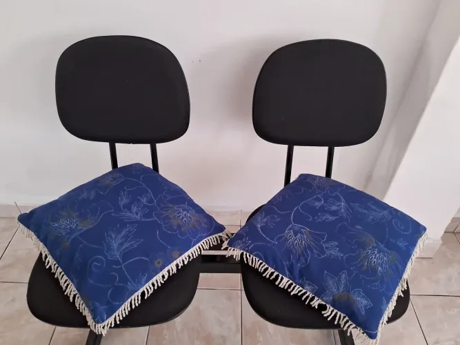 Longarina cadeira de escritório com 2 lugares