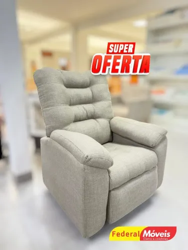 Poltrona do Papai Retrátil e Reclinável Linho - Peça a sua!