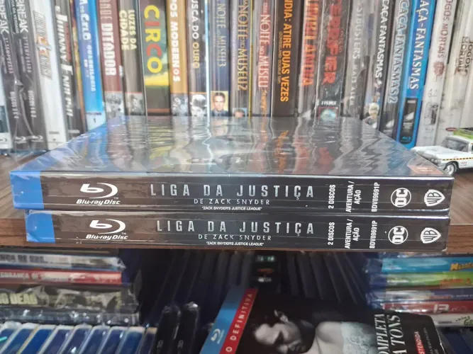 Liga da justiça zack snyder blu ray