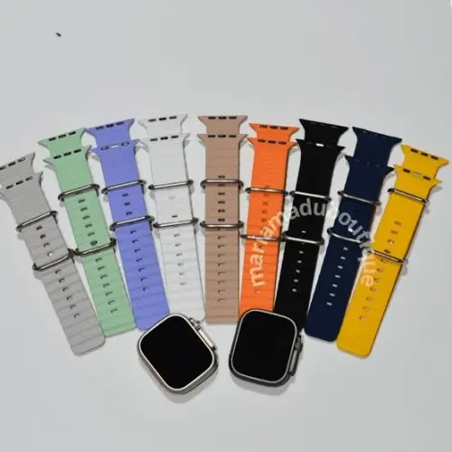 Pulseira Apple Watch Silicone Ocean Compatível Relógio 42mm/44mm/45mm/49mm