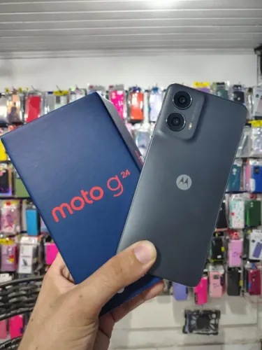 Celular Motorola G24 128GB Completo Original Nota Fiscal