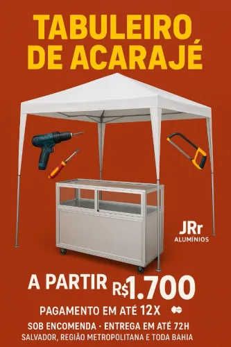 Tabuleiro de Acarajé - A partir de R$1.300